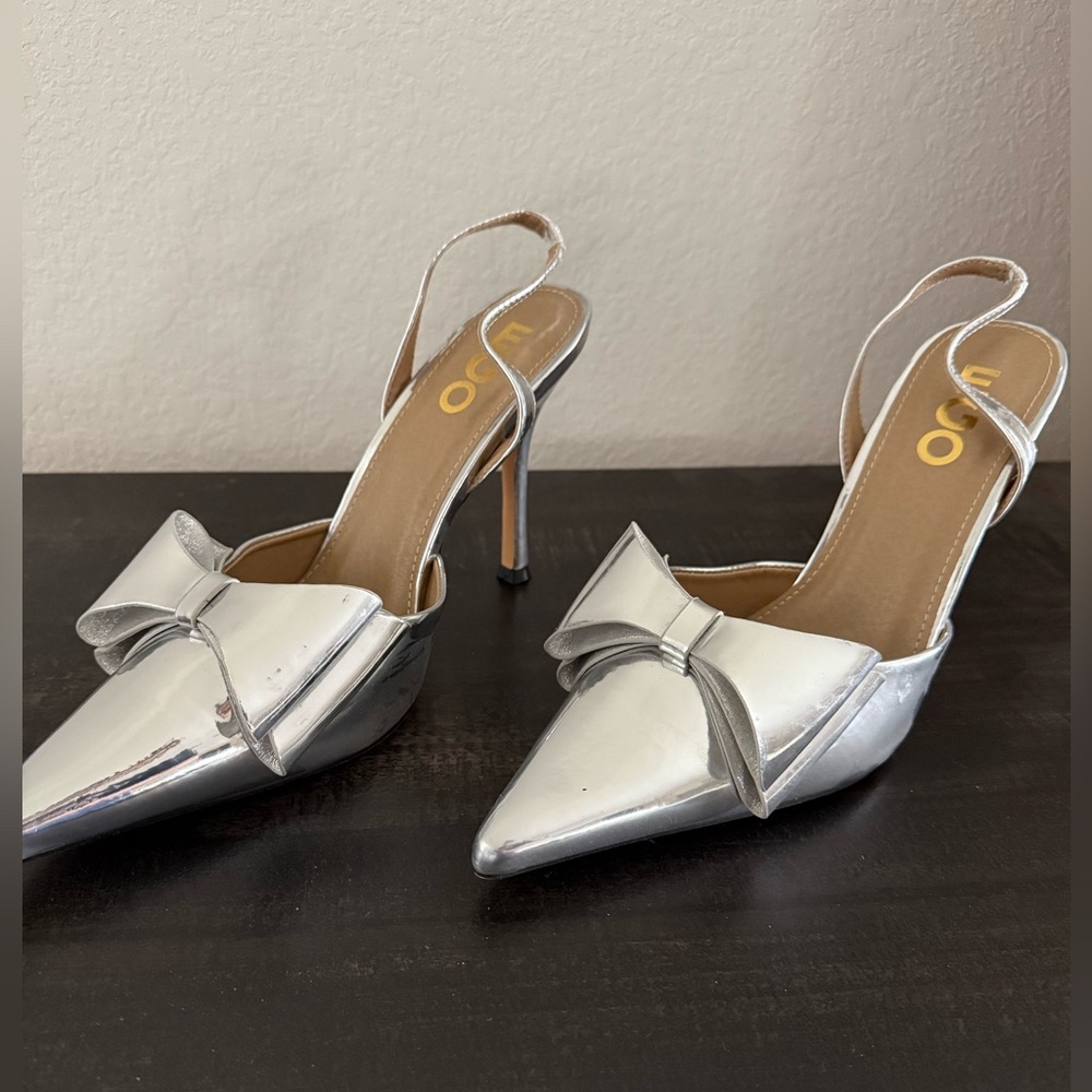 Silver Women's Heels
